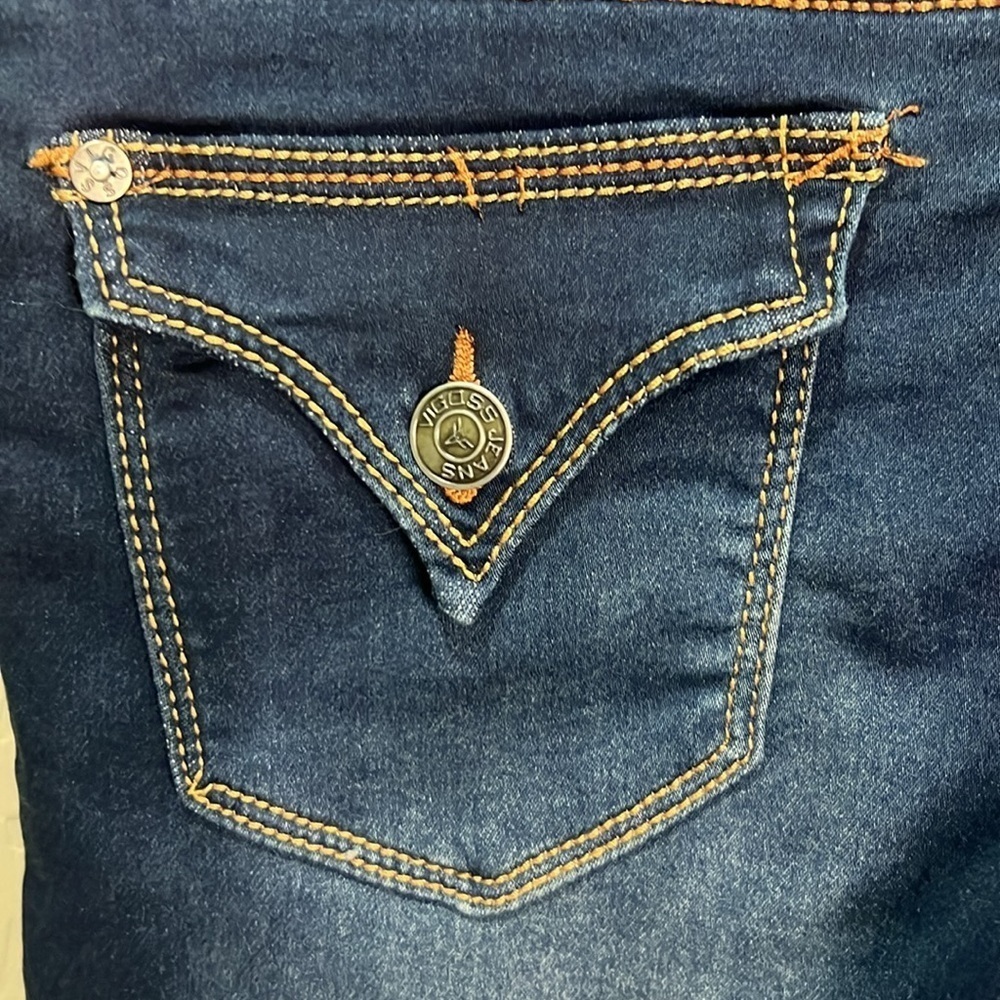 Vigoss Jean Shorts Girls Adjustable Waistband Stretchy Comfy Bermuda The Mid - Picture 7 of 13
